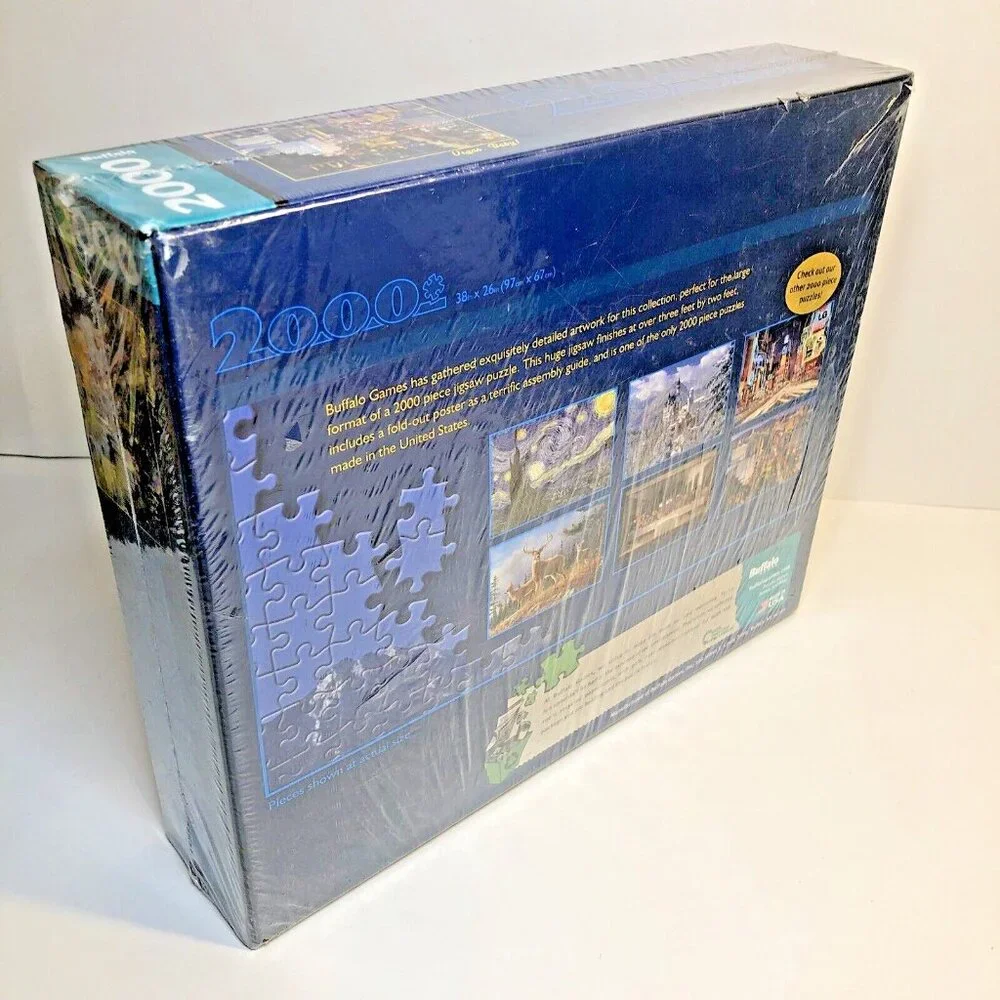 Buffalo Games Puzzle “Vegas, Baby!” 2000 Piece 38.5”x 26.5” New Sealed Las Vegas